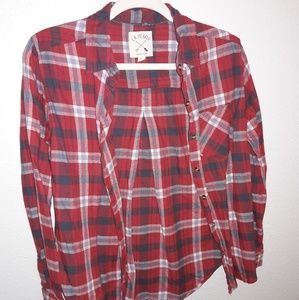 ❤PacSun Red Plaid Shirt❤